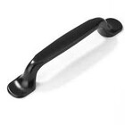 Puxador Vintage Colonial Retangular Retrô Preto