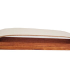 Puxador Wood 03 - Couro Legítimo - Cor Rosa