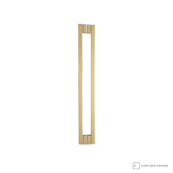 Puxador Zen Alça Dupla Moma 1136mm Dourado | Leroy Merlin
