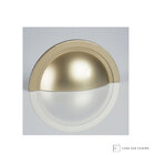 Puxador Zen Shell Tamanhos 48mm E 64mm - Dourado - 48mm