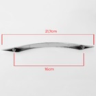 Puxadores Cromado Plástico Para Guarda Roupa 160 Mm 6 Un