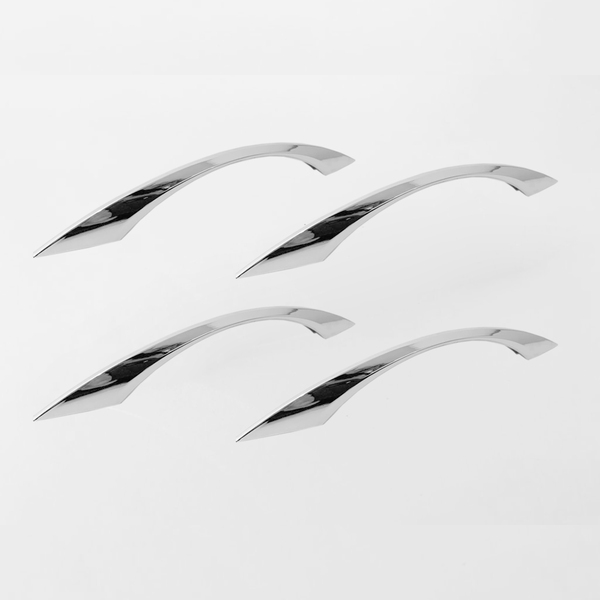 Puxadores Móveis Metalizado Plástico 160 Mm Kit 4 Un