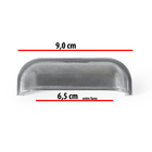 Puxadores Moveis Puxador Concha De Gaveta Colonial Kit 8 Pç -