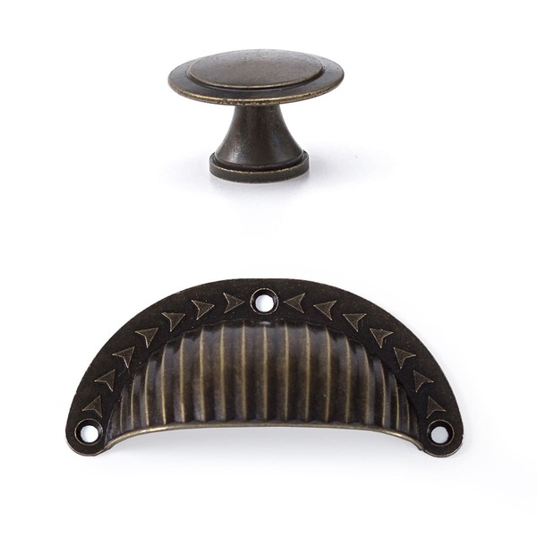 Puxadores Moveis Puxador Concha Puxador De Armário  Kit Com 7