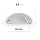 Puxadores Redondos Puxador Concha Puxador De Armário Puxador