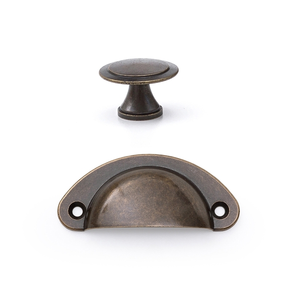 Puxadores Redondos Puxador Concha Puxadores  Antigos Kit 24 P