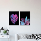 Quad 70x50 Folhas Az