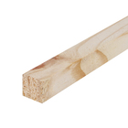 Quadrado de Madeira Pinus Aplainada Natural 2x2x100cm Massol