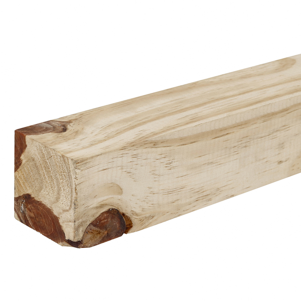 Quadrado de Madeira Pinus Natural 6,5x6,5x220cm Madeiras Lega