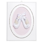 Quadrinho Balé Strass Sapatilhas Quarto Bebê Infantil