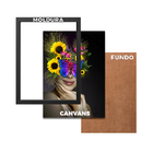 Quadrinho Mulher Floral