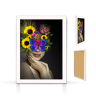 Quadrinho Mulher Floral