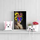 Quadrinho Mulher Floral