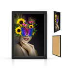 Quadrinho Mulher Floral