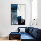 Quadro 150x100cm Abstrato Textura Geruzak Moldura Preta Sem V