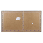 Quadro Decorativo com Vidro e Moldura de Madeira 150x80 Center Am