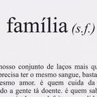 Quadro 30x45 Família Branco