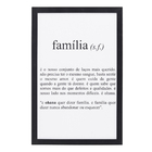 Quadro 30x45 Família Branco