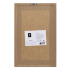 Quadro Decorativo com Vidro e Moldura de Madeira 30x45 Pena Preto