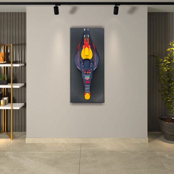 Quadro 3d Carenagem Carro F1 Cockpit Rb18 Mv 2022 G53 - Gran