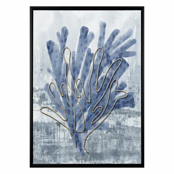 Quadro 3d Coral A Azul 50x70cm