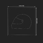 Quadro 3d Decorativo Helmet Capacete F1 50x50 Lh 2019 G53 - G