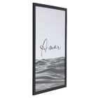 Quadro Decorativo com Vidro e Moldura de Madeira 40x60 Amar Pto