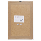 Quadro Decorativo com Vidro e Moldura de Madeira 40x60 Ondas Az