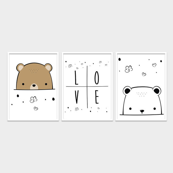 Quadro 40x90cm Infantil Amor De Urso Moldura Branca Com Vidro Decorativo Leroy Merlin A decoracao segue um tema mais leve e simples de fazer em casa e fica lindo para decorar uma parede de fundo. leroy merlin