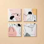 Quadro 4 Azulejos Ciranda