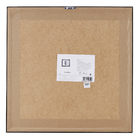 Quadro Decorativo com Vidro e Moldura de Madeira 50x50 Folha Drd