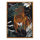 Quadro 50x70cm Pantanal Onça Marrom