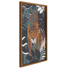 Quadro 50x70cm Pantanal Onça Marrom