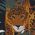 Quadro 50x70cm Pantanal Onça Marrom