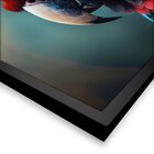 Quadro 60cm X 80cm Animal Arara Tropical Artes Preto