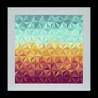 Quadro 65900 Abstrato 33x33 Cm Branco