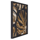 Quadro Decorativo com Vidro e Moldura de Madeira 70x70 Adão Drd