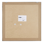 Quadro Decorativo com Vidro e Moldura de Madeira 70x70 Adão Drd