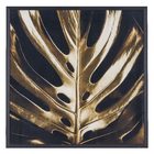 Quadro Decorativo com Vidro e Moldura de Madeira 70x70 Adão Drd