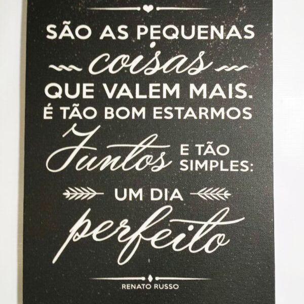 Quadro  Frase Renato Russo Retrô Vintage Decoração