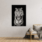 Quadro  Tigre Branco