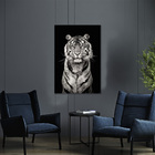 Quadro  Tigre Branco
