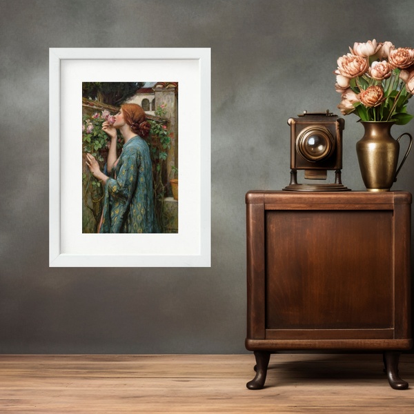 Quadro A Alma Da Rosa - 60x48cm Moldura Preta