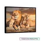 Quadro A Linhagem Do Leão Grande 100x76