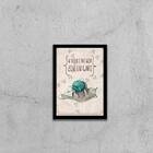 Quadro A Vida É Melhor Com Um Gato 45x34cm - Com Vidro Moldur