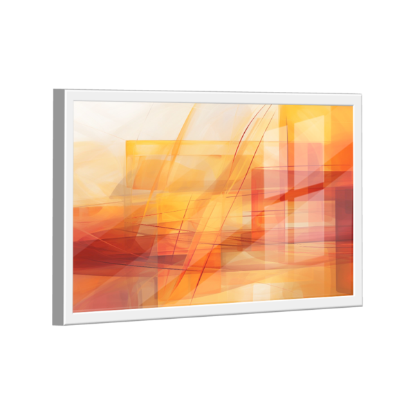 Quadro Abstract Orange Colors -- Br Artes