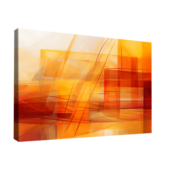 Quadro Abstract Orange Colors -- Br Artes | Leroy Merlin