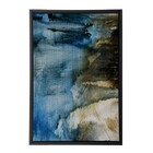 Quadro Abstrato Azul sem Vidro 120x80cm Arte Própria