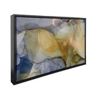 Quadro Abstrato Azul sem Vidro 150x100cm Arte Própria