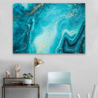 Quadro Abstrato Azul -- Br Artes